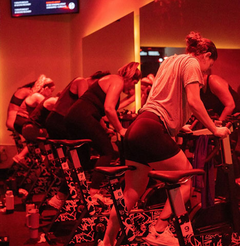 Indoor cycling<br>  intervals